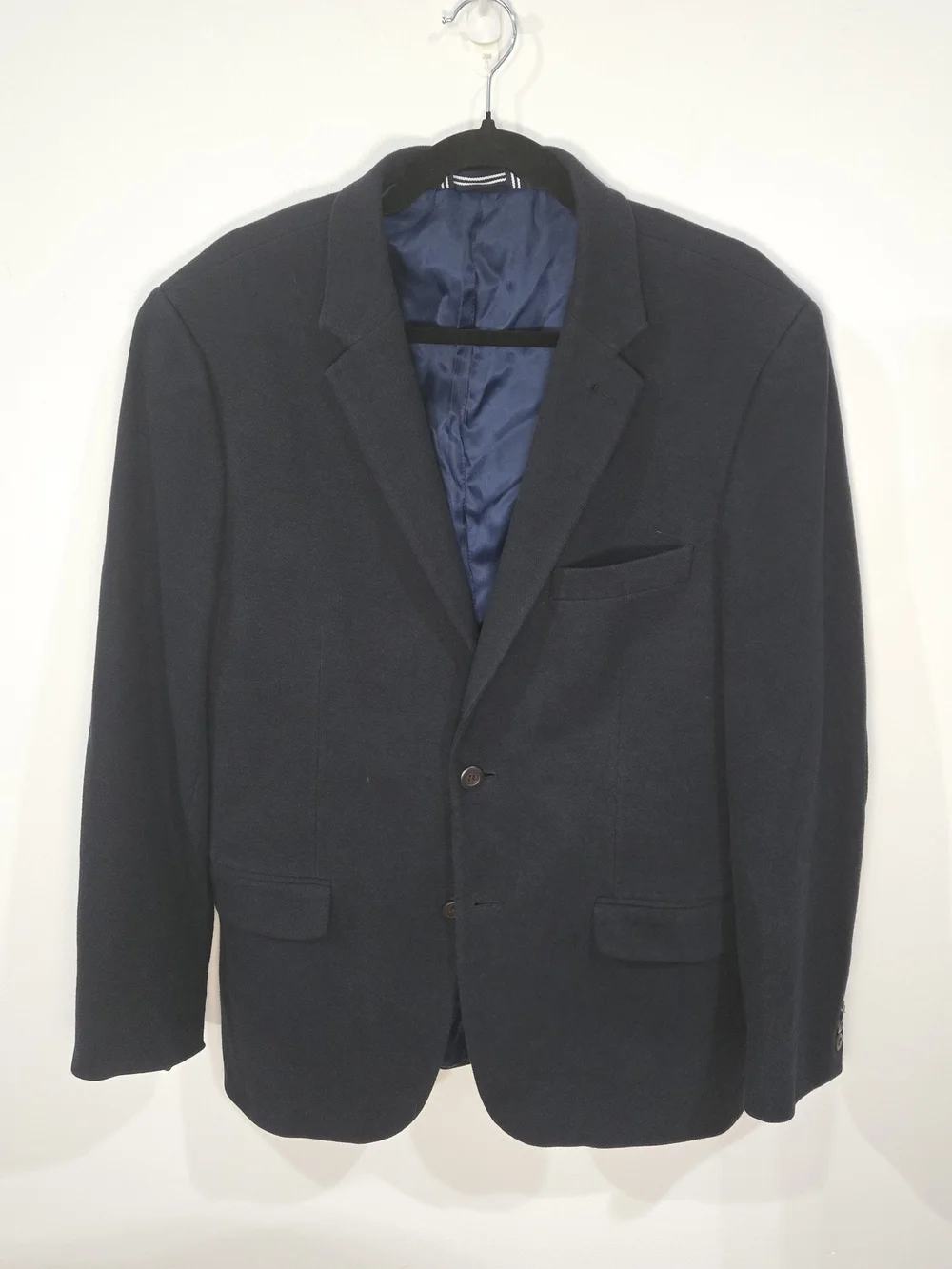 Nautica Sz 42L Navy Blazer - Tailored Two-Button Sport Coat
